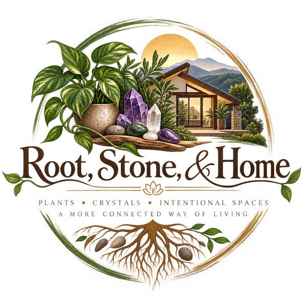 Root, Stone, & Home logo